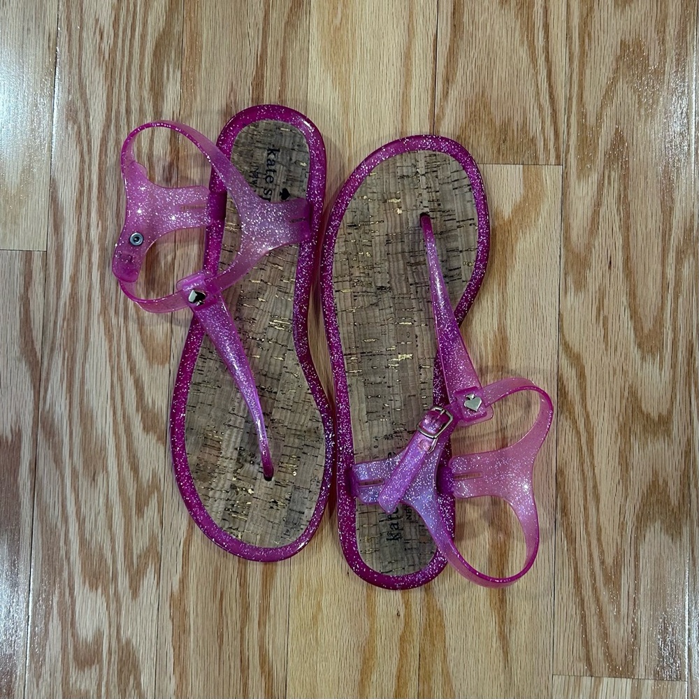 Kate Spade Pink Jelly Sandals Size 8